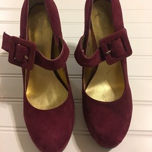 Nine West Women's Wildginger Mary Jane Pump suede